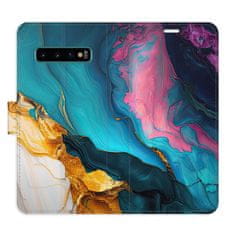 iSaprio Color Marble 31 flip tok Samsung Galaxy S10