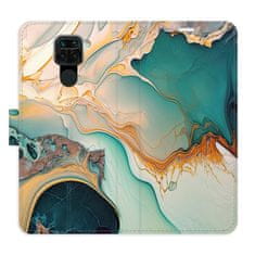 iSaprio Color Marble 33 flip tok Xiaomi Redmi Note 9