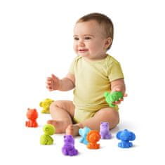 Tommee Tippee BRIGHT STARTS Játékállatok 9 darabos TropicAnimals készlet, 3m+