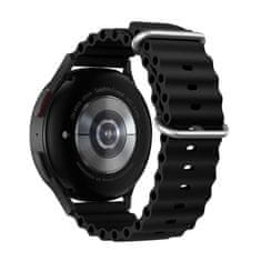 TKG Xiaomi Watch 2 Pro okosóra szíj - F- Design FS01 - fekete szilikon szíj (szíj szélesség: 22 mm)