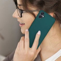 TKG Telefontok Samsung Galaxy A05 - zöld szilikon hátlap tok
