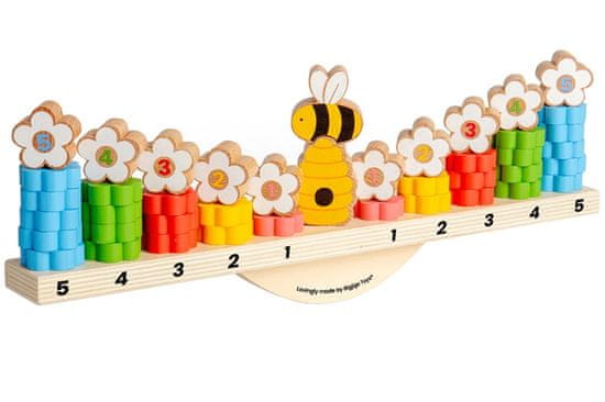 Bigjigs Toys Méhek egyensúlyozó játék