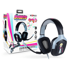 Konix Boruto KX GAMING HEADSET Vezetékes Fejpánt Játék Fekete, Szürke (KX-GH-BORU)