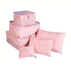 HOME & MARKER® 6 az 1-ben utazó tároló rendszerező táskák | PACKERPRO Rózsaszín