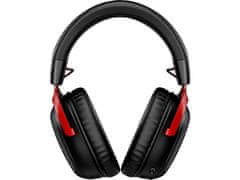 HP HyperX Cloud III/USB-C/Wire/USB/Wireless/Fekete-Vörös