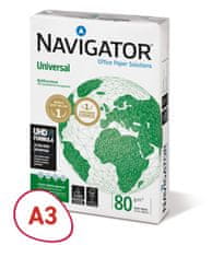 Navigator Universal irodai papír - A3, 80 g, 500 ív, 500 lap