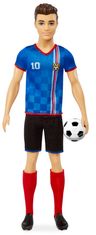 Mattel Barbie futball baba - Ken kék mezben, HCN15