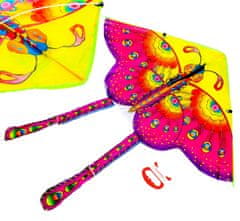 WOWO Lila Butterfly Kite 90 cm