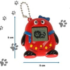 WOWO Tamagotchi elektronikus játék - piros állat