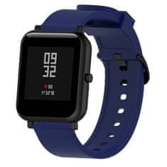 BStrap Silicone V4 szíj Xiaomi Amazfit GTR Mini, dark blue