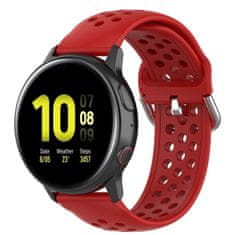 BStrap Silicone Dots szíj Xiaomi Amazfit GTR Mini, red