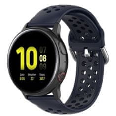 BStrap Silicone Dots szíj Xiaomi Amazfit GTR Mini, navy blue