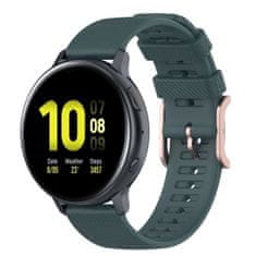 BStrap Silicone Rain szíj Xiaomi Amazfit GTR Mini, dark green