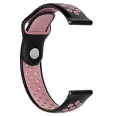 BStrap Silicone Sport szíj Xiaomi Amazfit GTR Mini, black/pink