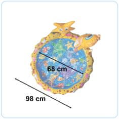 WOWO Szökőkút párnával és öntözővel, zuhanytálca 98 cm