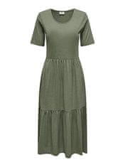 Jacqueline de Yong Női ruha JDYDALILA Loose Fit 15195291 Deep Lichen Green (Méret S)