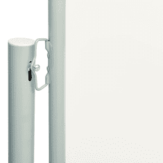 Vidaxl krémszínű behúzható oldalsó terasznapellenző 200 x 600 cm (317971)