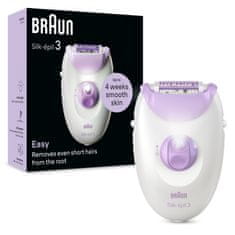 BRAUN epilátor Silk-épil 3-000, Lila