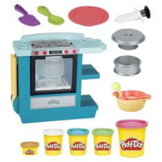 NEW Playdoh Rising Cake Oven Plasticine Set Hasbro F1321 (Felújított termékek A)