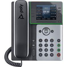 POLY EDGE E300 IP telefon Fekete, Szürke 8 sorok LCD
