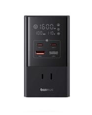 BASEUS PowerCombo Tower töltőállomás 35W EU, fekete (E00023606113-00)