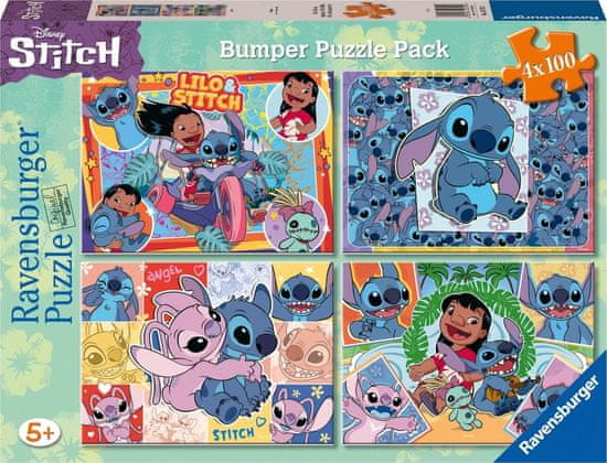 Ravensburger Lilo és Stitch puzzle 4x100 darab