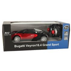 WOWO Távirányítós RC autó Bugatti Veyron License 1:24 - Piros