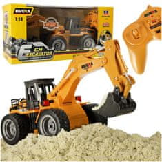 WOWO H-Toys 1530 RC távirányítós exkavátor 6CH 2.4Ghz RTR 1.18