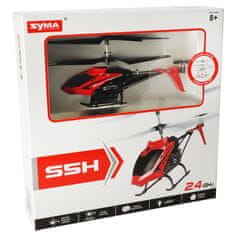 WOWO SYMA S5H 2,4 GHz RTF távirányítós RC helikopter - piros