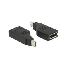 DELOCK Displayport Adapter mini DP -> DP St/Bu 4K 90° sw (65626)