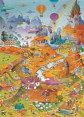 Heye Puzzle Cartoon Classics: Idyll a mezőn 1000 darab