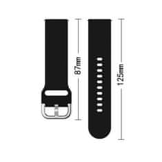 TKG Xiaomi Watch 2 Pro okosóra szíj - Strap - fekete szilikon szíj (szíj szélesség: 22 mm)