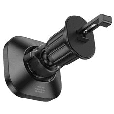 Hoco univerzális szellőzőrácsba illeszthető mágneses autós tartó 4,5-7'' méretű készülékekhez - H28 Magnetic Air Vent Car Holder - fekete (HC611459)