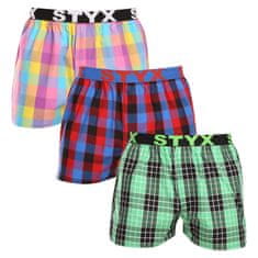 Styx 3PACK Tarka férfi klasszikus boxeralsó sport gumi (3B102729) - méret XXL