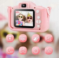 Pronett XJ5096 Gyermek digitális fényképezőgép unikornis rózsaszín