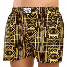 Styx Tarka art 3PACK férfi klasszikus boxeralsó klasszikus gumi (3A12123) - méret M