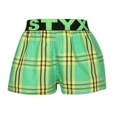 Styx 3PACK gyermek klasszikus boxeralsó sport gumi több színű (3BJ11123) - méret 6-8 éves