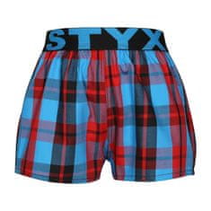 Styx 3PACK gyermek klasszikus boxeralsó sport gumi több színű (3BJ11123) - méret 6-8 éves