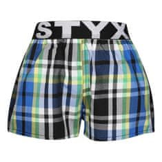 Styx 3PACK gyermek klasszikus boxeralsó sport gumi több színű (3BJ11789) - méret 12-14 éves