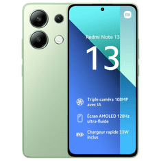 Xiaomi Redmi Note 13 LTE 8/256GB Dual-Sim mobiltelefon zöld (Redmi Note 13 LTE 8/256GB z&#246;ld)