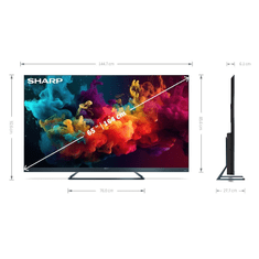 Sharp 65FQ5EG 65" 4K UHD Quantum Dot Google LED TV (65FQ5EG)