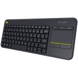 Logitech Wireless Touch Keyboard K400 Plus - INTNL - US International layout - Black (920-007145)