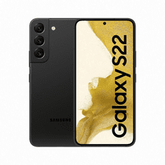 Samsung Galaxy S22 SM-S901B 15,5 cm (6.1") Kettős SIM Android 12 5G USB C-típus 8 GB 256 GB 3700 mAh Fekete
