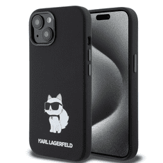 Karl Lagerfeld tok fekete KLHCP15SSNCHBCK Apple Iphone 15 készülékhez (129449)