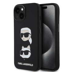 Karl Lagerfeld tok fekete KLHCP15SSDHKCNK Apple Iphone 15 készülékhez (129365)