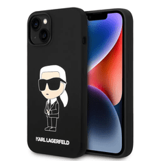 Karl Lagerfeld tok fekete KLHCP15SSNIKBCK Apple Iphone 15 készülékhez (129372)