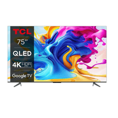 TCL C64 Series 75C645 televízió 190,5 cm (75") 4K Ultra HD Smart TV Fekete 350 cd/m² (75C645)