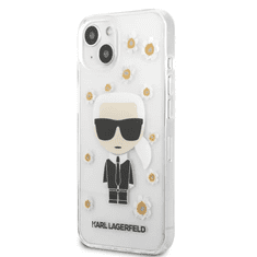 Karl Lagerfeld tok átlátszó KLHCP13SHFLT Apple iPhone 13 Mini készülékhez (125741)