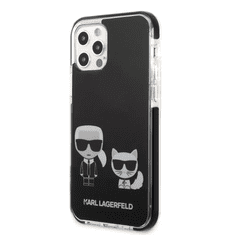 Karl Lagerfeld tok fekete KLHCP12MTPEKCK Apple iPhone 12 / 12 Pro készülékhez (125734)