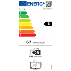 SAMSUNG Series 8 QE65QN85CATXXH televízió 165,1 cm (65") 4K Ultra HD Smart TV Wi-Fi Fekete, Ezüst (QE65QN85CATXXH)